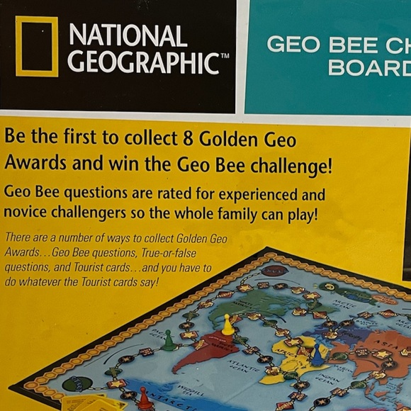 National Geographic Geo Challenge Board Game NWOT - Picture 6 of 7